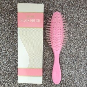 Vintage Avon Pink Flair Hairbrush In Box